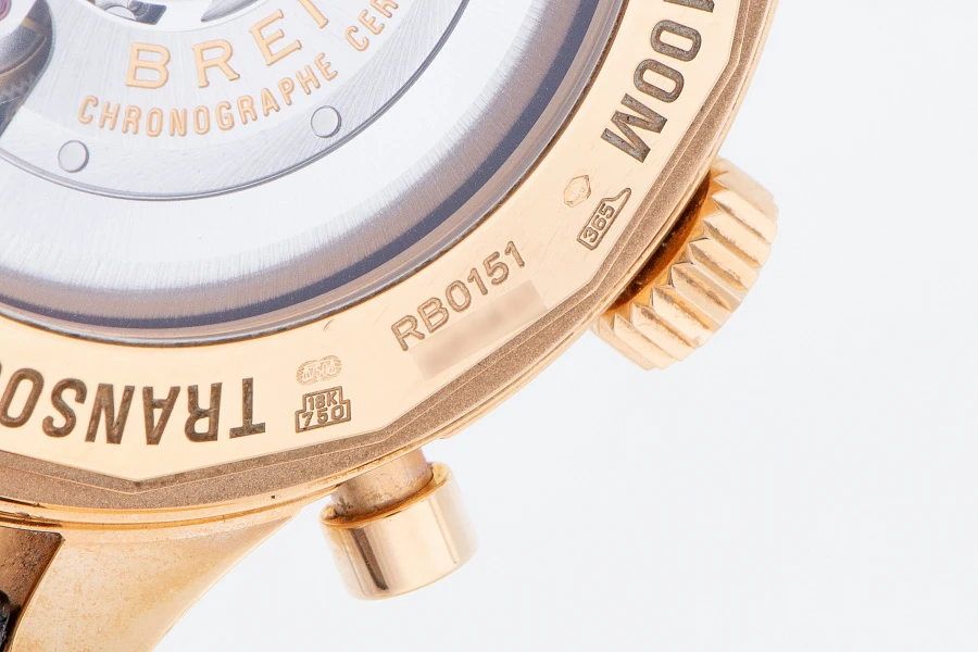 Transocean Chronograph Ref. RB0151 in 18k Rose Gold