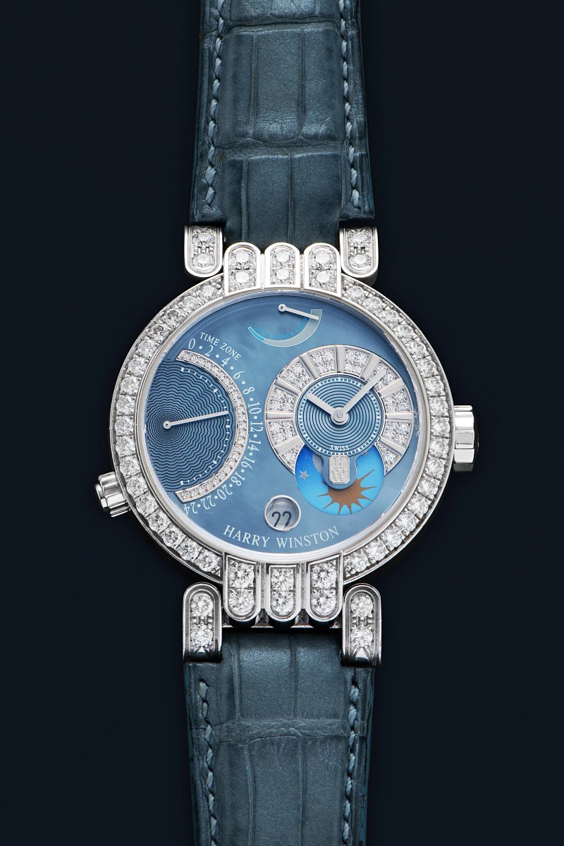 Premier Dual Time Ref. 200-MMTZ39W in 18k White Gold