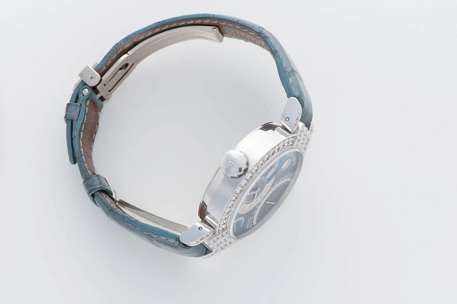 Premier Dual Time Ref. 200-MMTZ39W in 18k White Gold