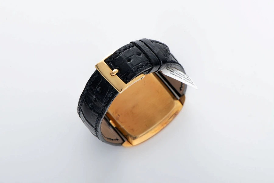 Ultra Thin Automatic Cushion Case Watch Ref. 2045 in 18k Yellow Gold