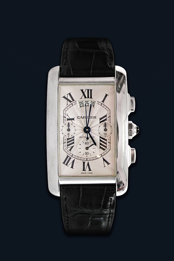 Tank Americaine XL Chronograph Automatic White Gold