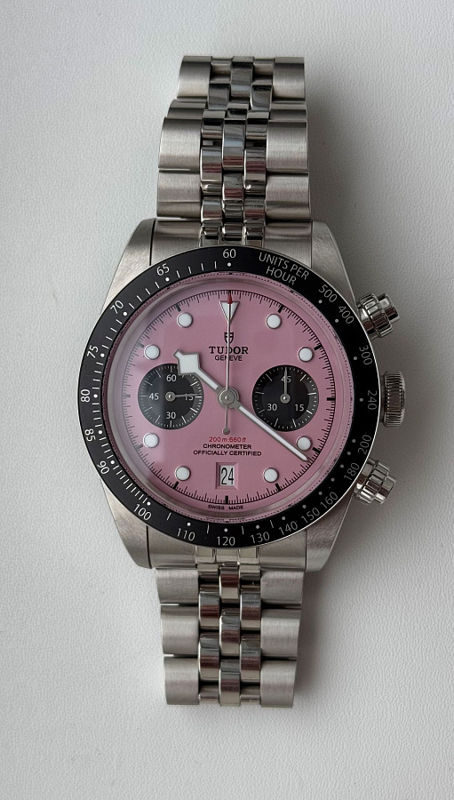 Heritage Black Bay Chronograph Inter Miami Pink 79360