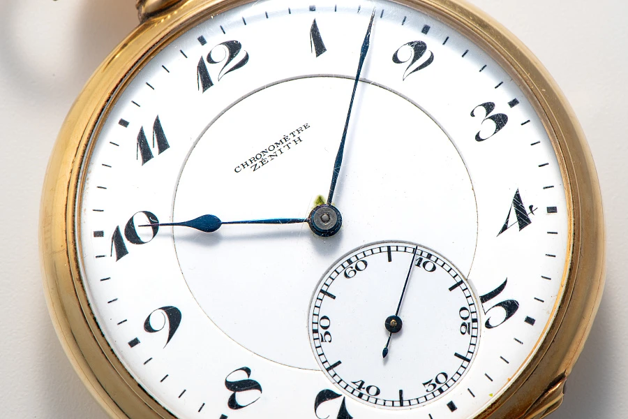 Pocket Watch 18K Yellow Gold