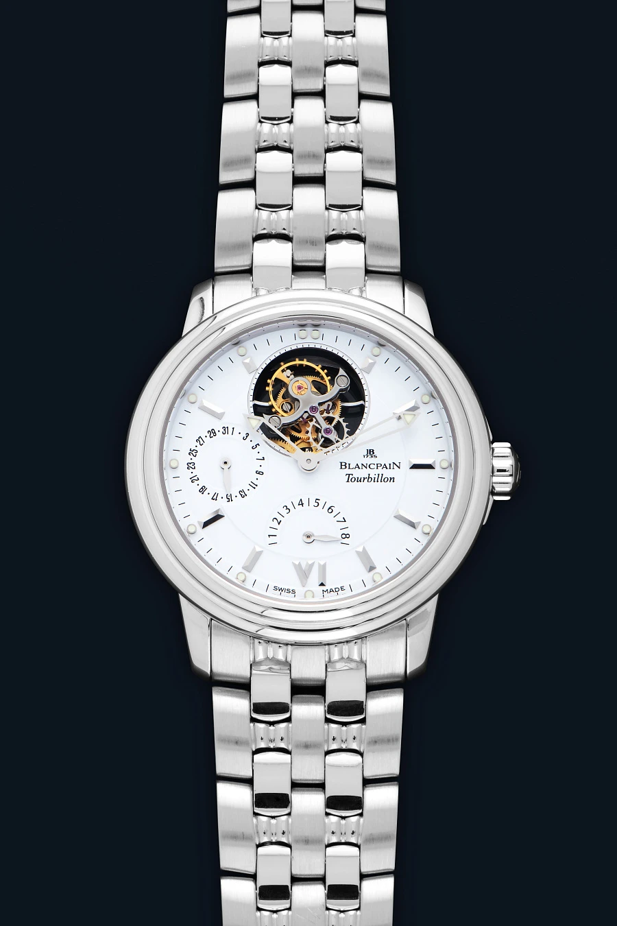 Leman Tourbillon Ref. 2123-1527-53 in 18k White Gold