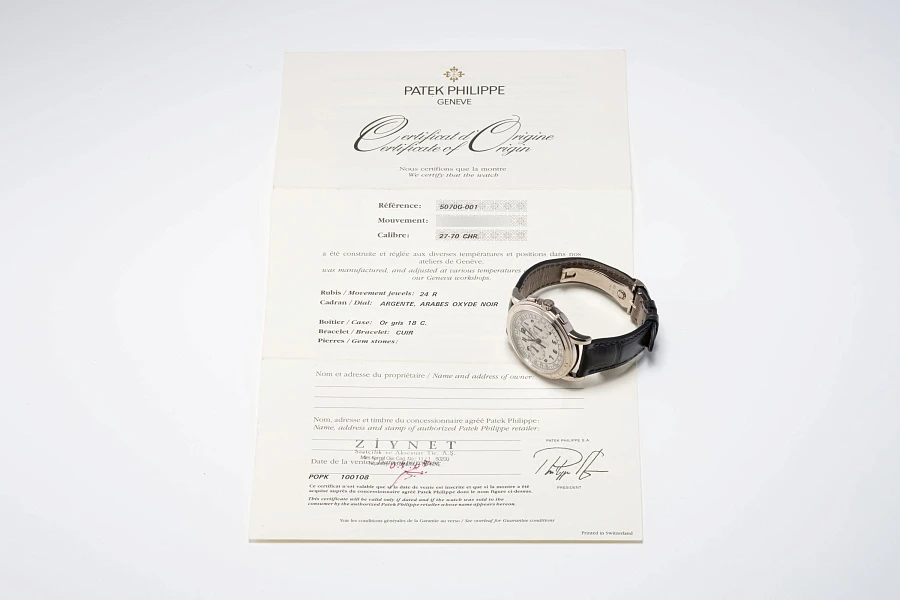 Chronograph Ref. 5070G in 18k White Gold