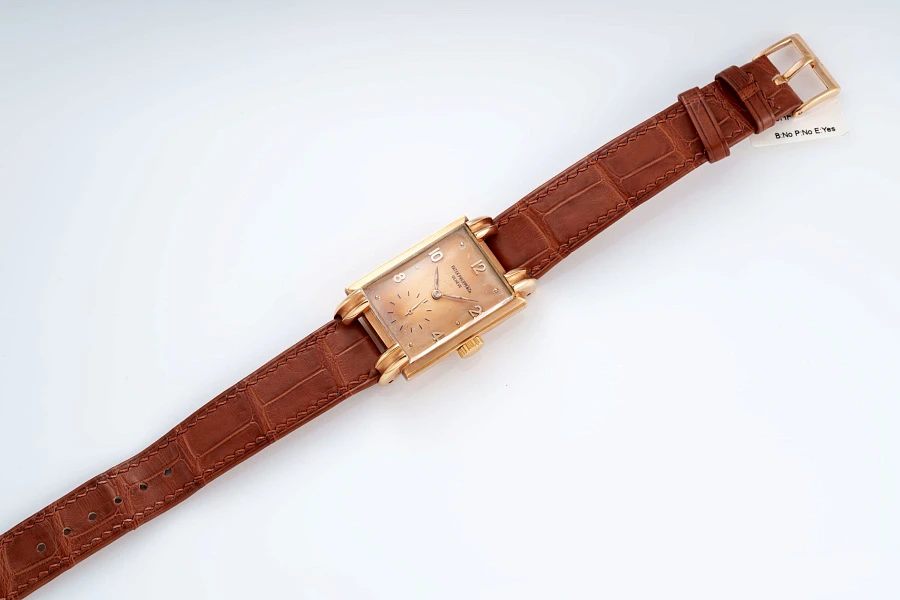 Rectangular Ref. 1480 in 18k Rose Gold