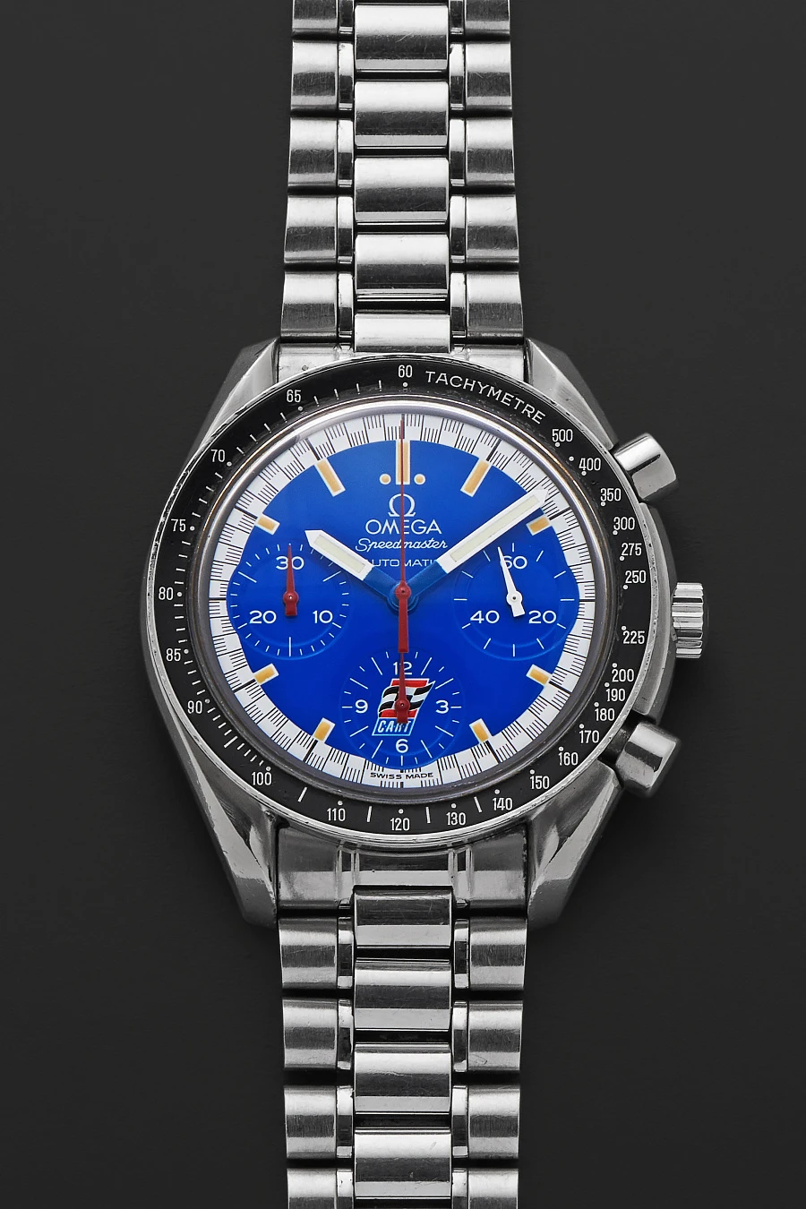 Speedmaster Reduced Ref. 3510.80 'Michael Schumacher' Blue Dial