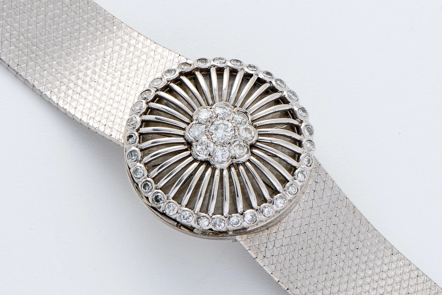Jewelry Dress Watch Ref. 3338/2 in 18k White Gold