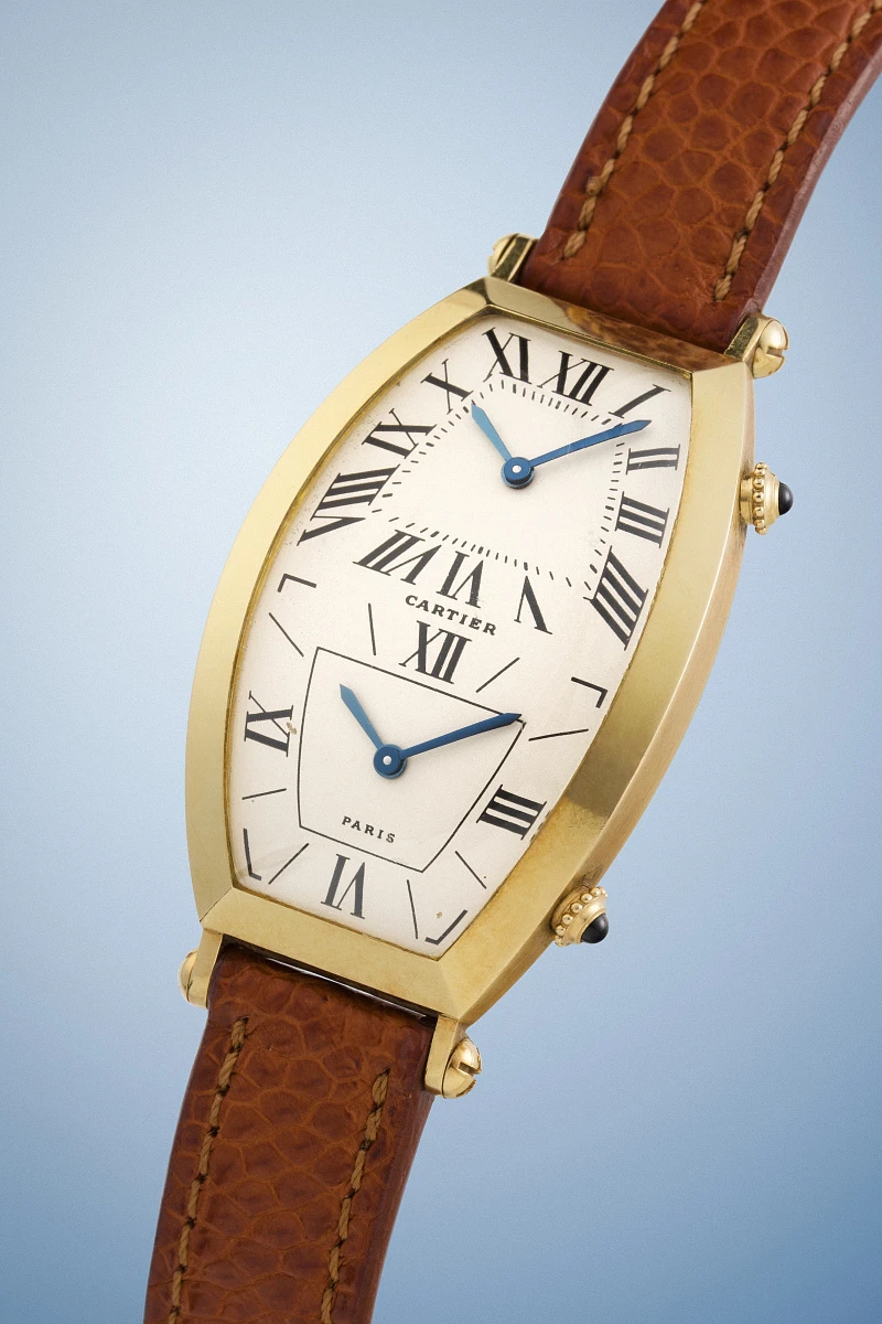 Tonneau Dual Time Ref. W1502853 in 18k Yellow Gold
