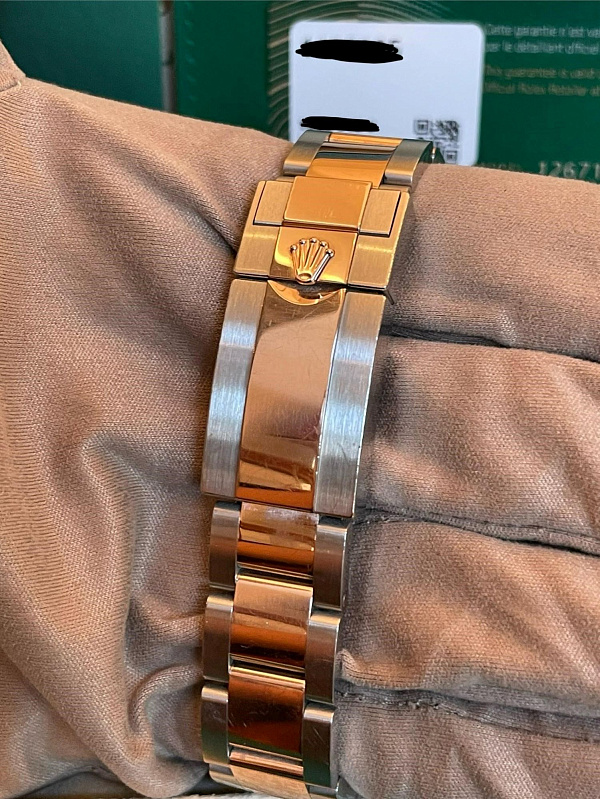 GMT-Master II 126711 ‘Rootbeer’ Everose Rolesor Original Bucherer Invoice