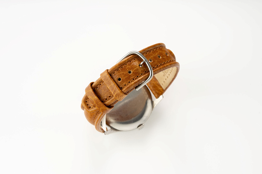 1940s Portugieser-Style Dress Watch in Stainless Steel