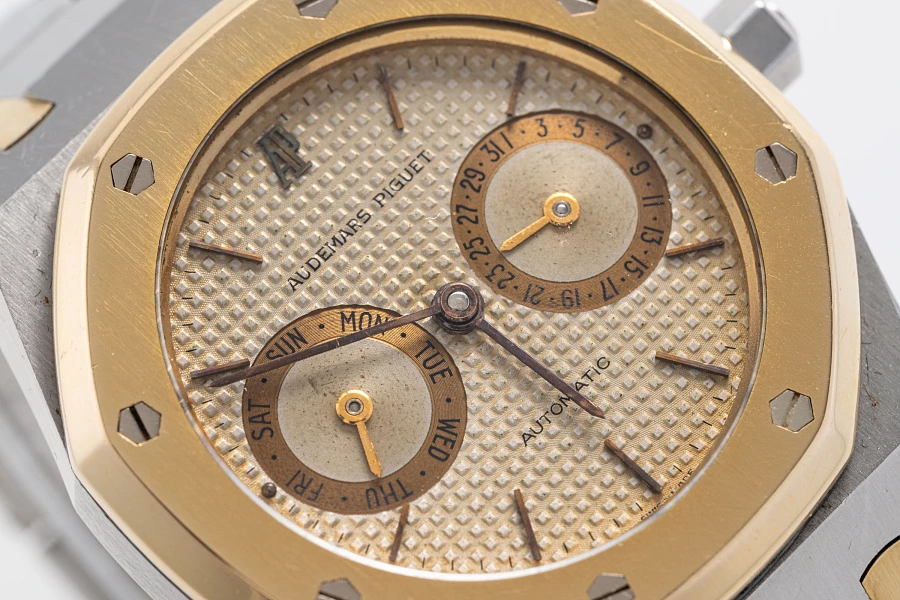 Royal Oak Day Date Ref. 25572SA in Stainless Steel and 18k Yellow Gold