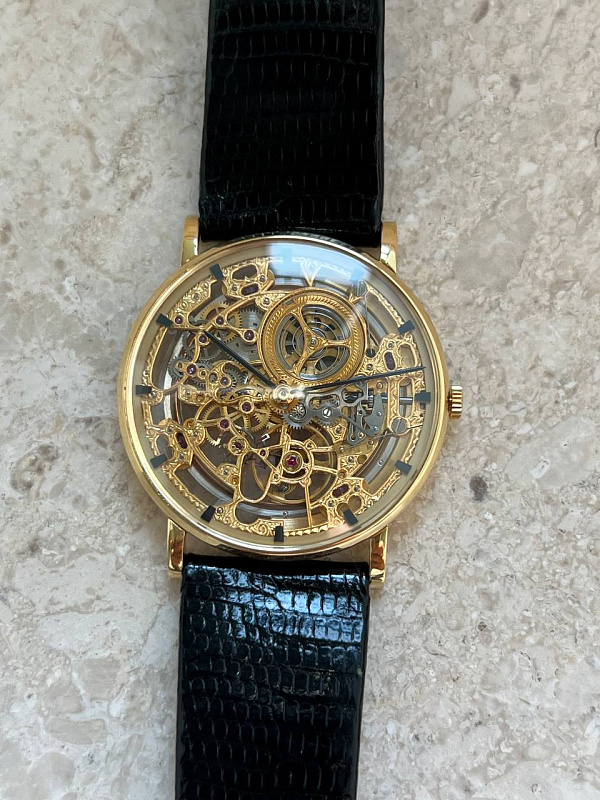 Classique Skeleton 5442 Yellow Gold