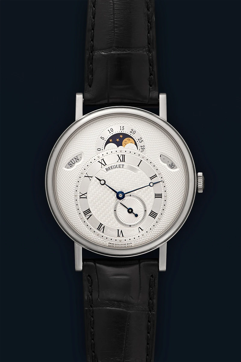 Classique Calendar Ref. 7337BB in 18k White Gold