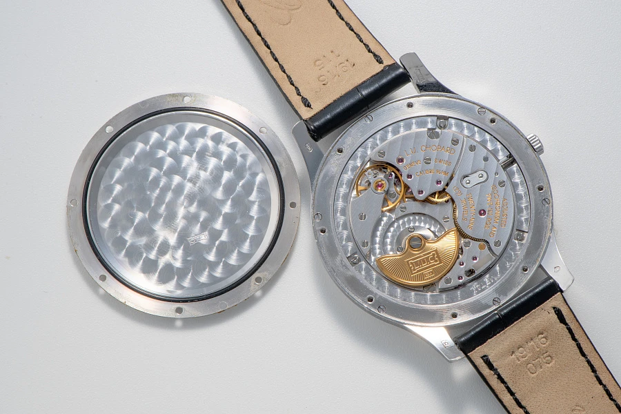 L.U.C Ultra Thin Watch with Micro Rotor Ref. 16/1902 in 18k White Gold