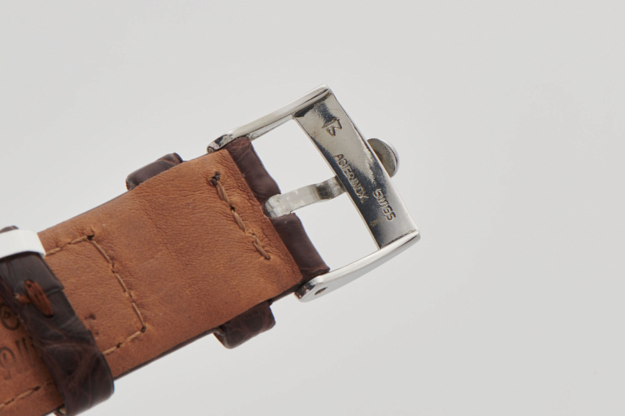 Bumper Automatic Steel Dress Watch with Patinated Dial