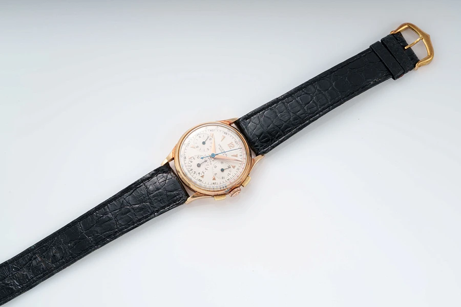 Compax Chronograph Ref. 12281 in 18k Rose Gold