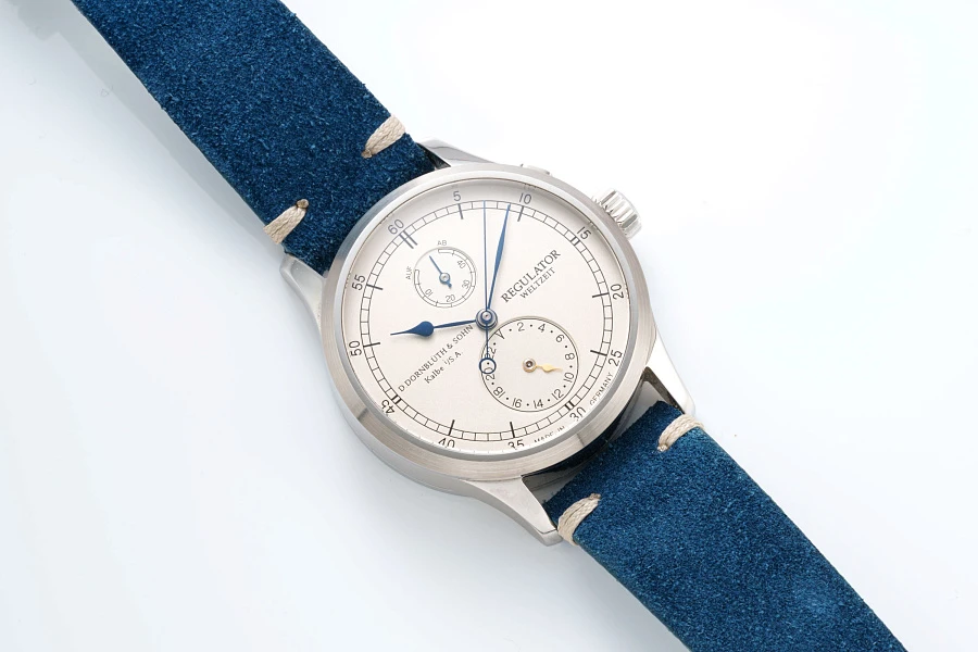Weltzeit (World Time/GMT) in Stainless Steel