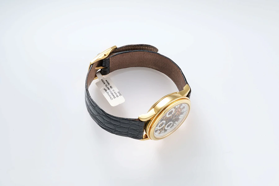 Louis Brandt Chronograph Skeleton in 18k Yellow Gold