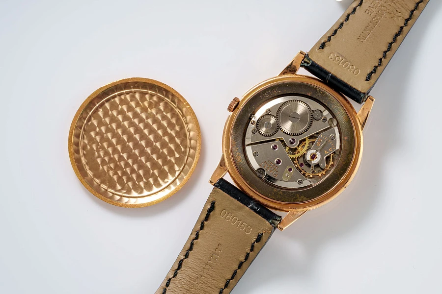 Sector Dial Dress Watch in 18k Rose Gold