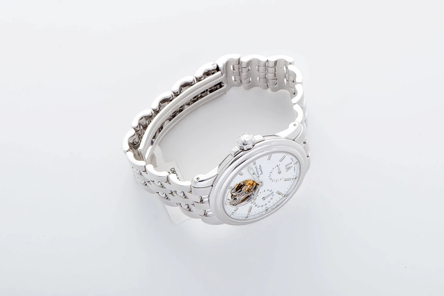 Leman Tourbillon Ref. 2123-1527-53 in 18k White Gold