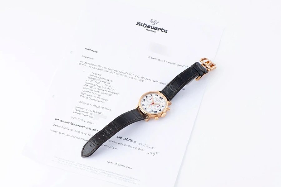L.U.C. Chronograph Ref. 161964-5001 in 18k Rose Gold