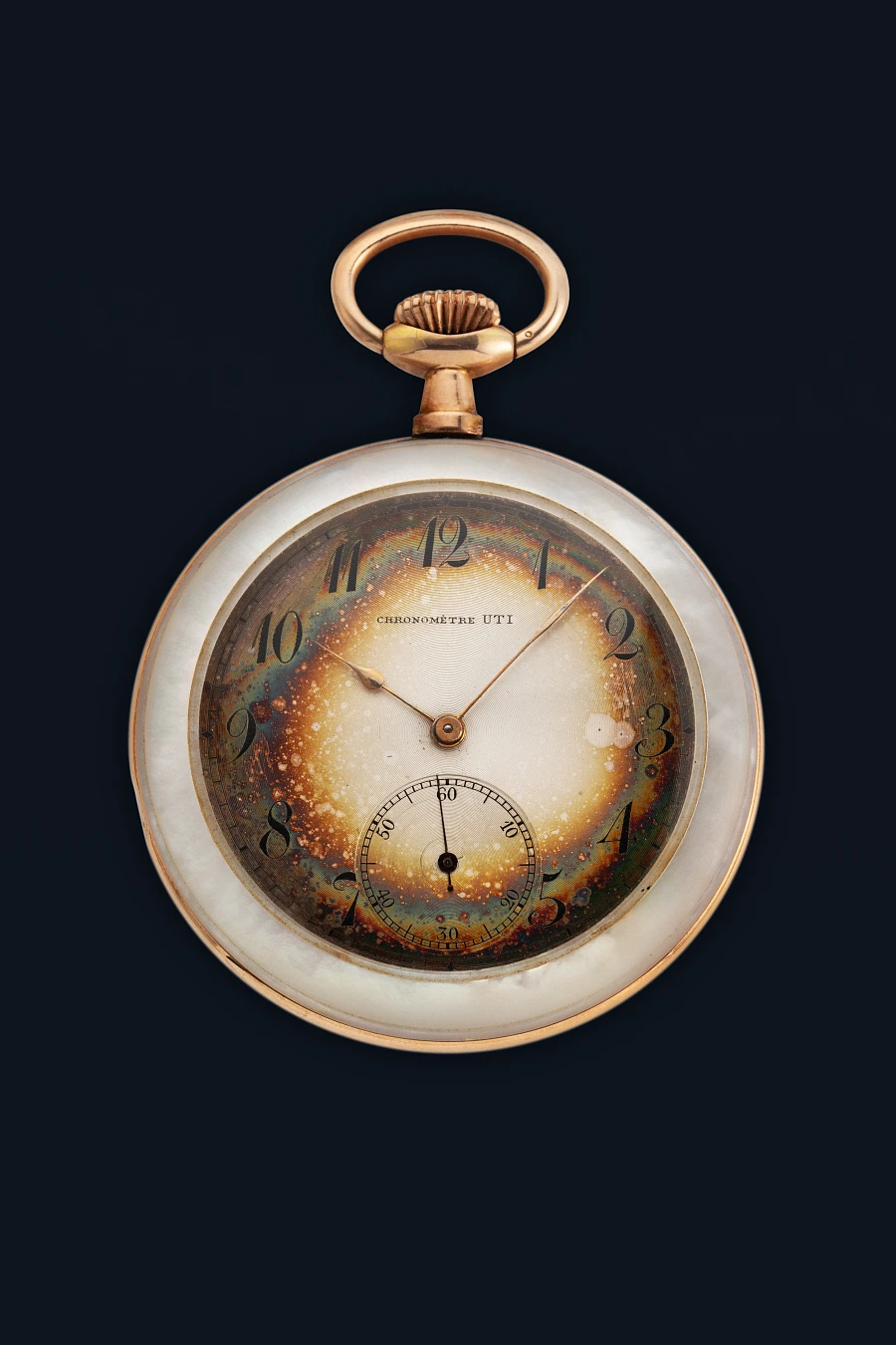 Pocket Watch in Mother of Pearl Case
