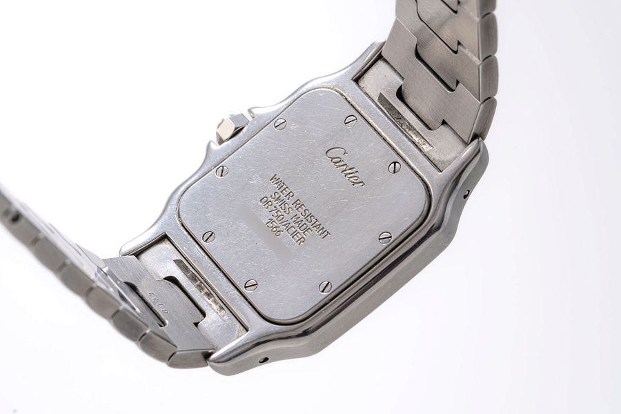 Santos Galbée Ref. 1566 in Stainless Steel and 18k Yellow Gold