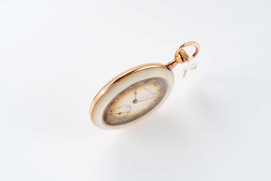 Pocket Watch in Mother of Pearl Case