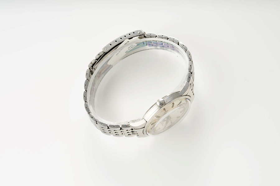 Stainless Steel Automatic Watch Ref. 648 on a Gay Frères Bracelet