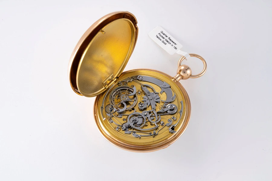 Quarter Repeater Pocket Watch in 18k Yellow Gold