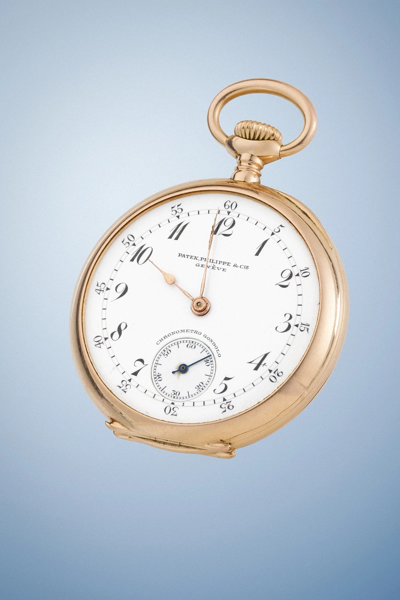 Small Pocket Watch in 18k Rose Gold