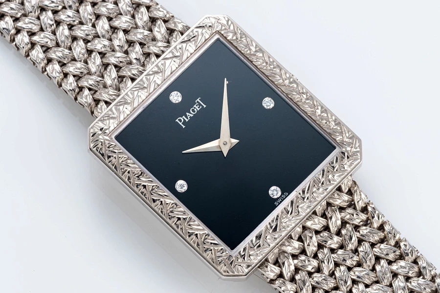 Onyx Dial Protocole Ref. 91542 S2 in 18k White Gold