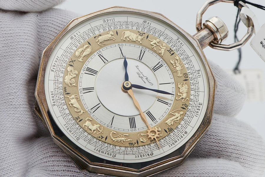 Zodiac Sign Pocket Watch Ref. 5310 in 925 Silver