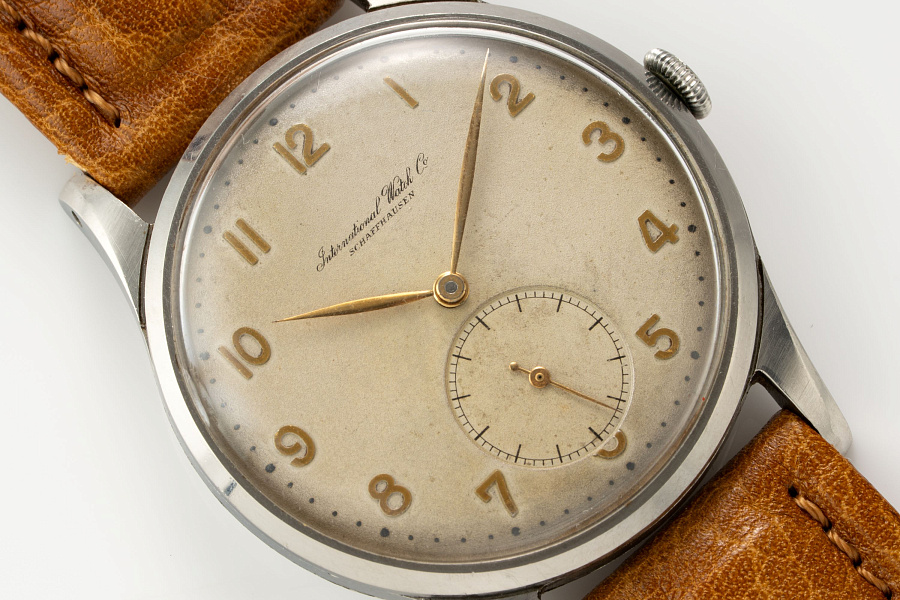 1940s Portugieser-Style Dress Watch in Stainless Steel