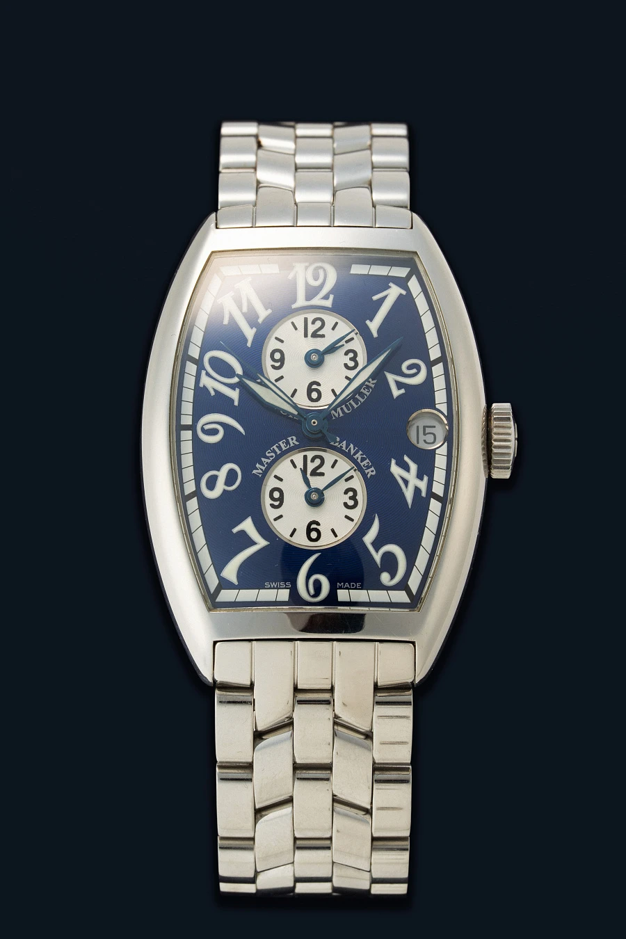 Master Banker Ref. 5850 MB in Stainless Steel