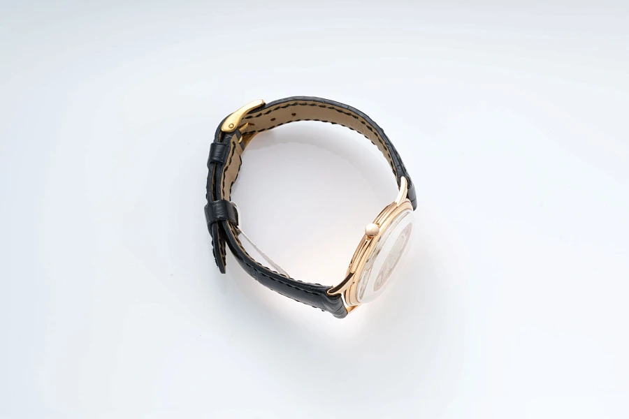 Sector Dial Dress Watch in 18k Rose Gold