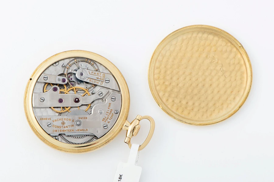 Pocket Watch in 18k Yellow Gold