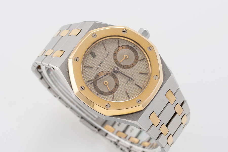 Royal Oak Day Date Ref. 25572SA in Stainless Steel and 18k Yellow Gold