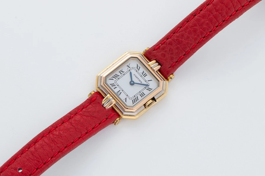 Ceinture Trinity Ref. 66002 in 18k Rose, White, and Yellow Gold