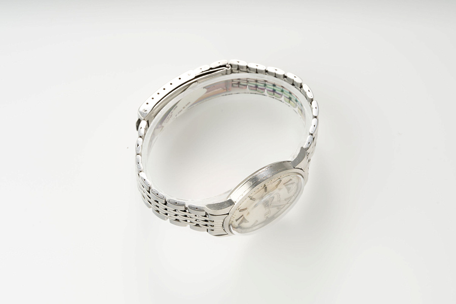 Stainless Steel Automatic Watch Ref. 648 on a Gay Frères Bracelet