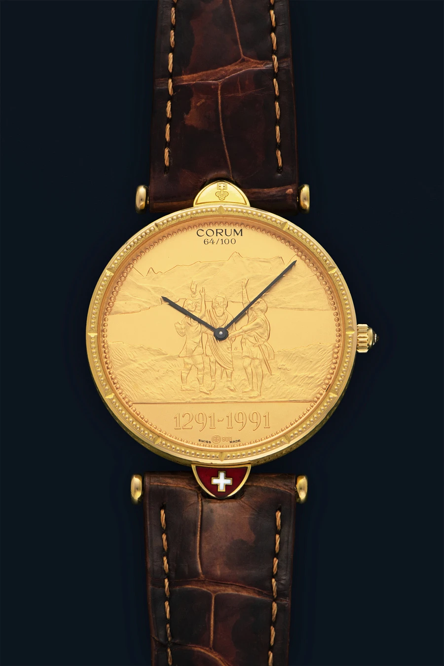 Helvetia 64/100 in 18k Yellow Gold