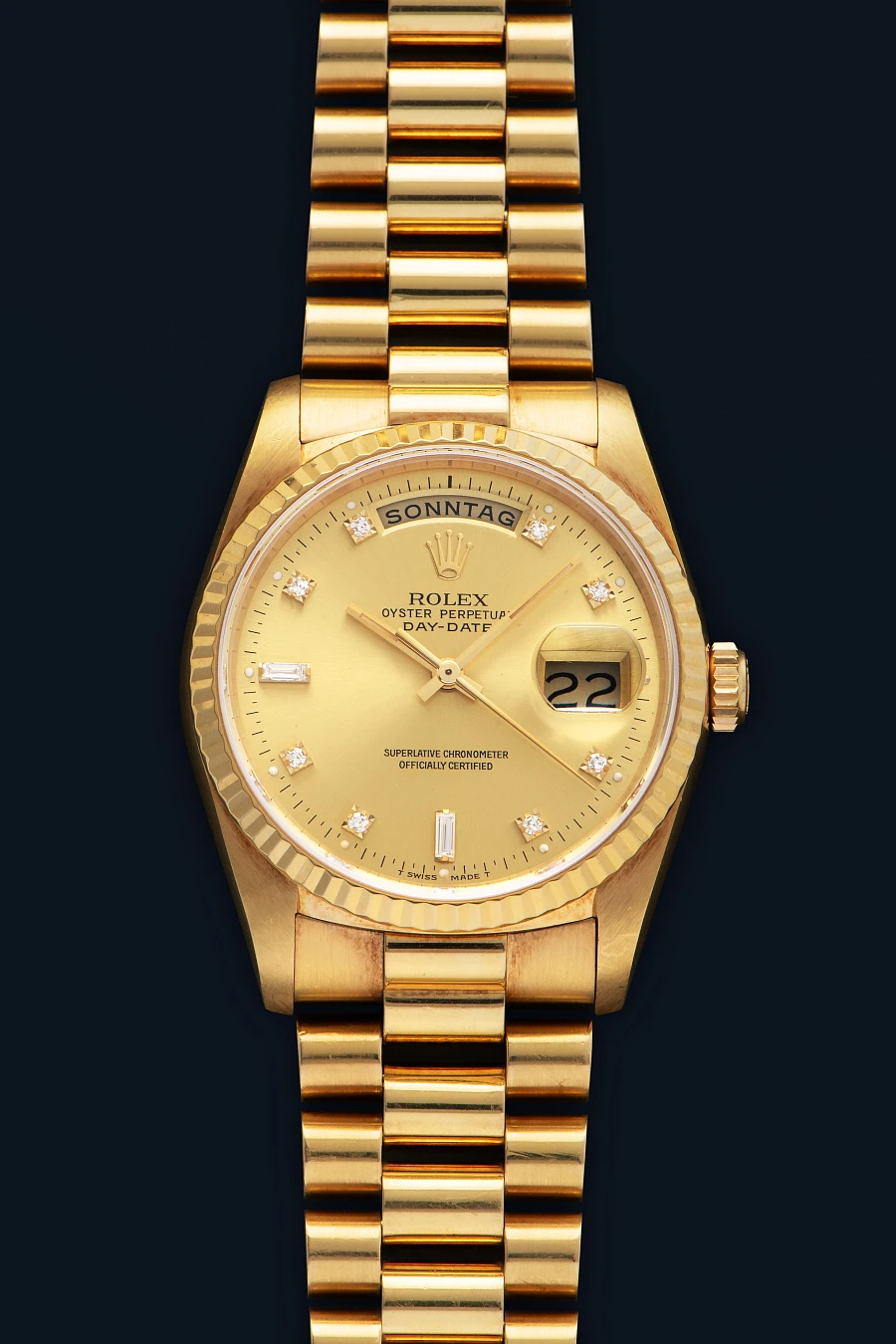 Day-Date Ref. 18238 in 18k Yellow Gold
