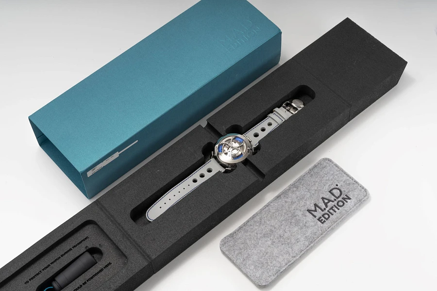 M.A.D. 1 Edition Blue in Stainless Steel
