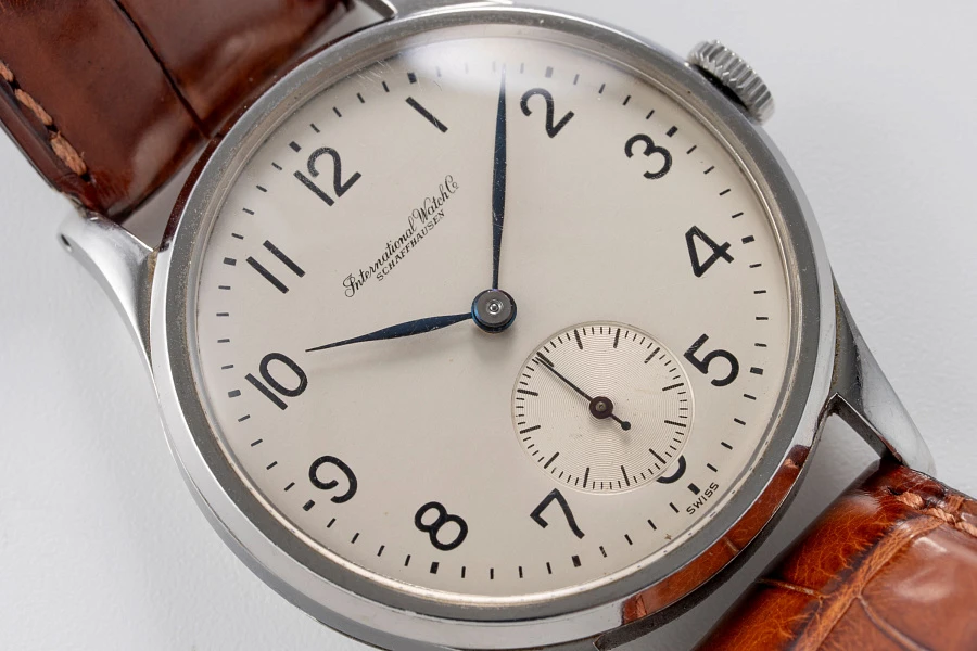 Portugieser-Style Dress Watch Ref. 417 in Stainless Steel