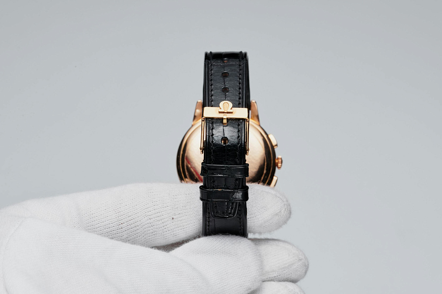 18K Rose Gold Chronograph 1950s