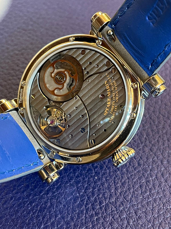 One & Two Academic Metallic Blue Titanium