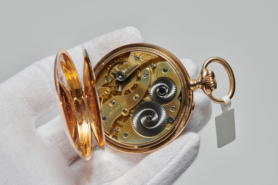 Uhrenfabrik Union Glashütte Open Face Pocket Watch