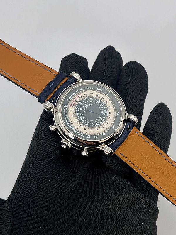 Classic Double-Face Rattrapante Coaxial Automatic Steel 44mm