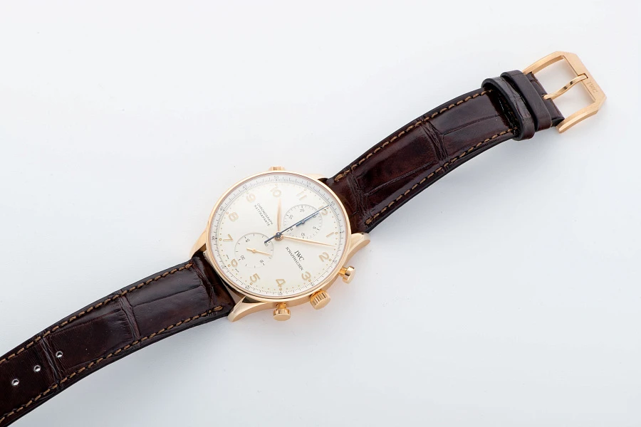 Portuguese Chronograph Rattrapante Ref. IW371203 in 18k Rose Gold
